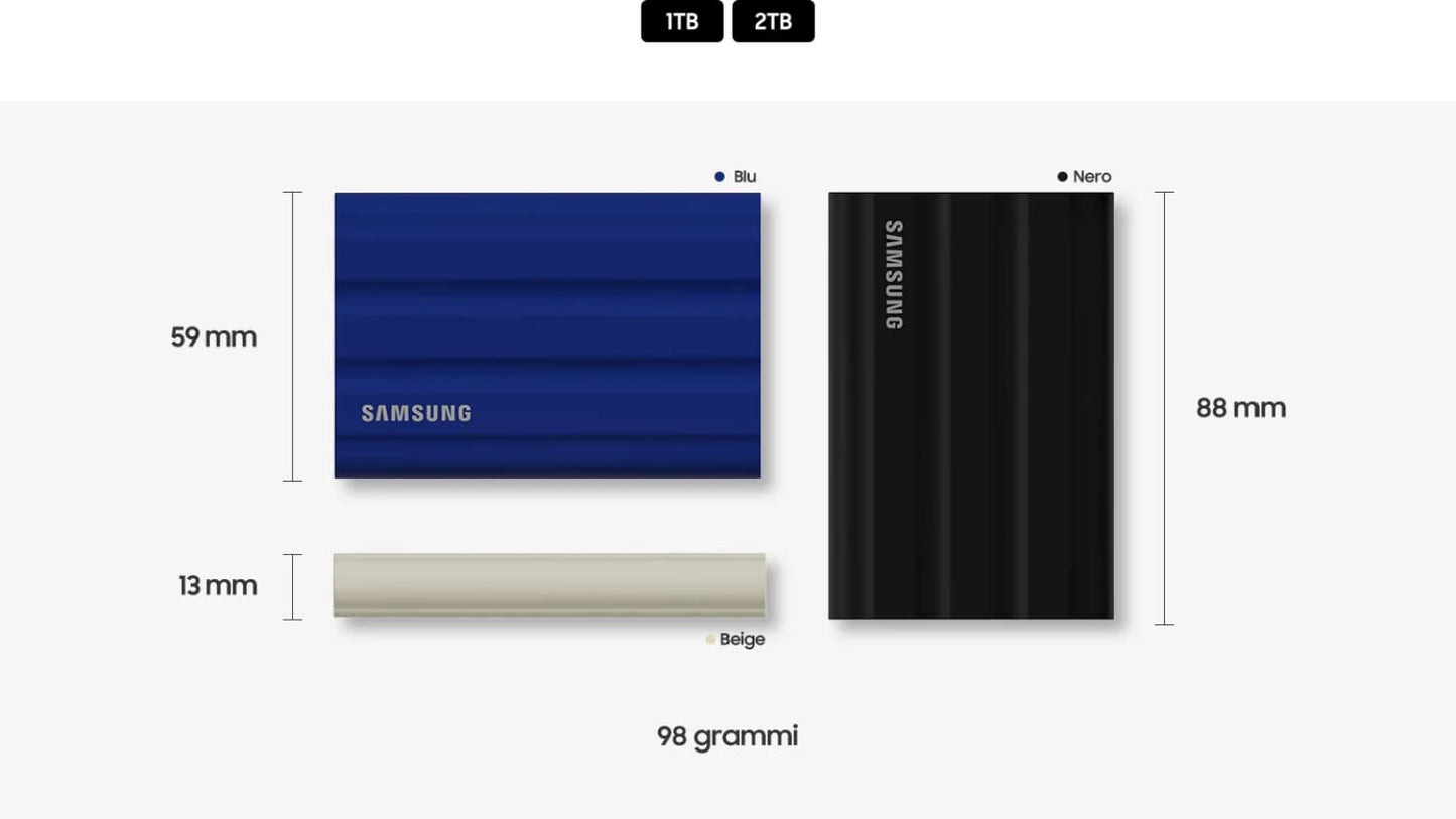 Samsung T7 Shield Portable SSD 2 TB