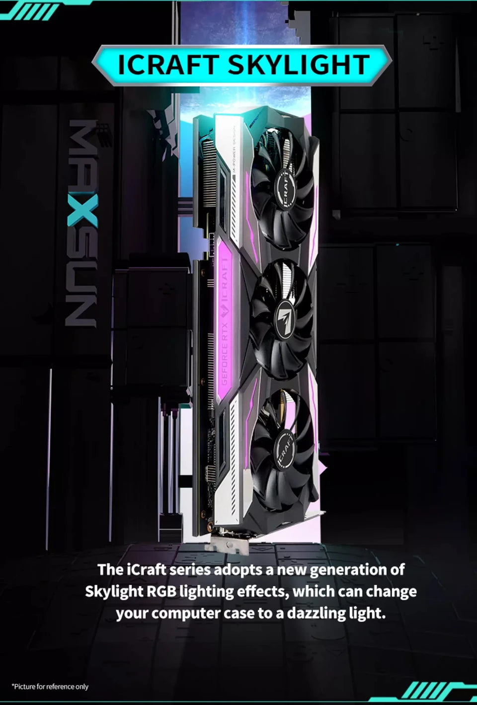 MAXSUN Graphics Card RTX 3070 iCraft OC 8GB GDDR6
