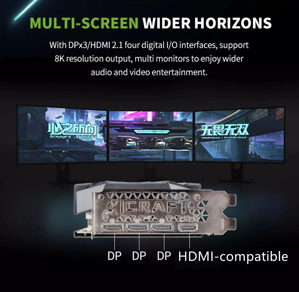 MAXSUN Graphics Card RTX 3070 iCraft OC 8GB GDDR6