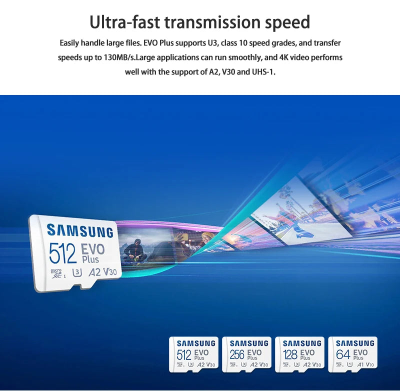 SAMSUNG EVO Plus MicroSD Memory Card