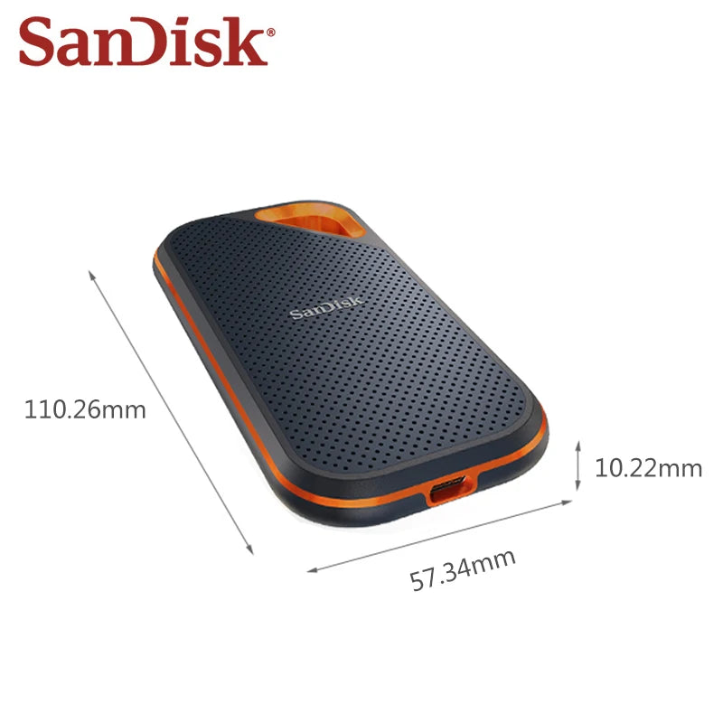 SanDisk Extreme PRO Portable SSD Hard Disk E81 USB 3.2 Type-C