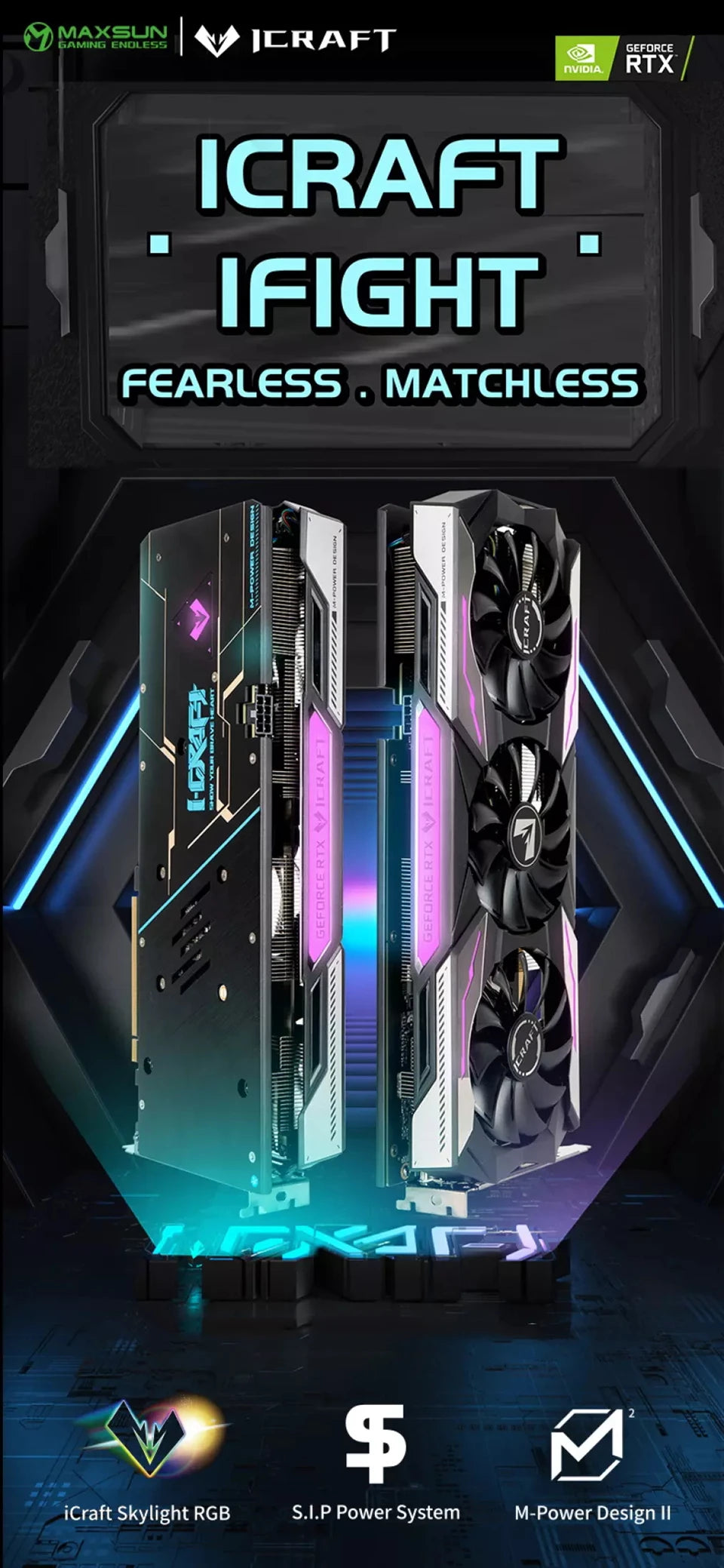 MAXSUN Graphics Card RTX 3070 iCraft OC 8GB GDDR6