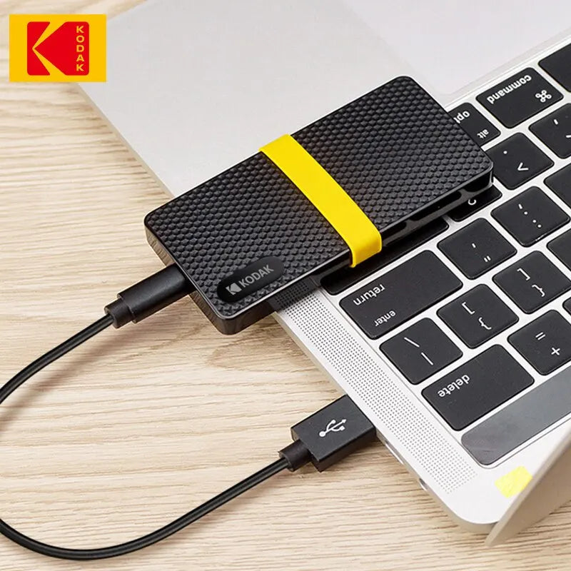 Kodak X200 Portable SSD 2TB 1TB USB 3.1 Type C
