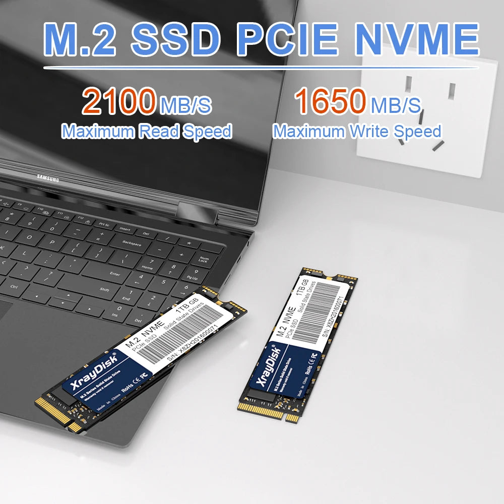 XrayDisk M.2 SSD PCIe NVME 128GB 256GB 512GB 1TB Gen3*4
