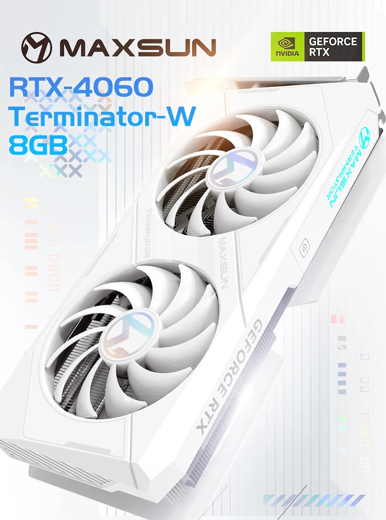 MAXSUN Graphics Cards RTX 4060 Terminator 8G GDDR6