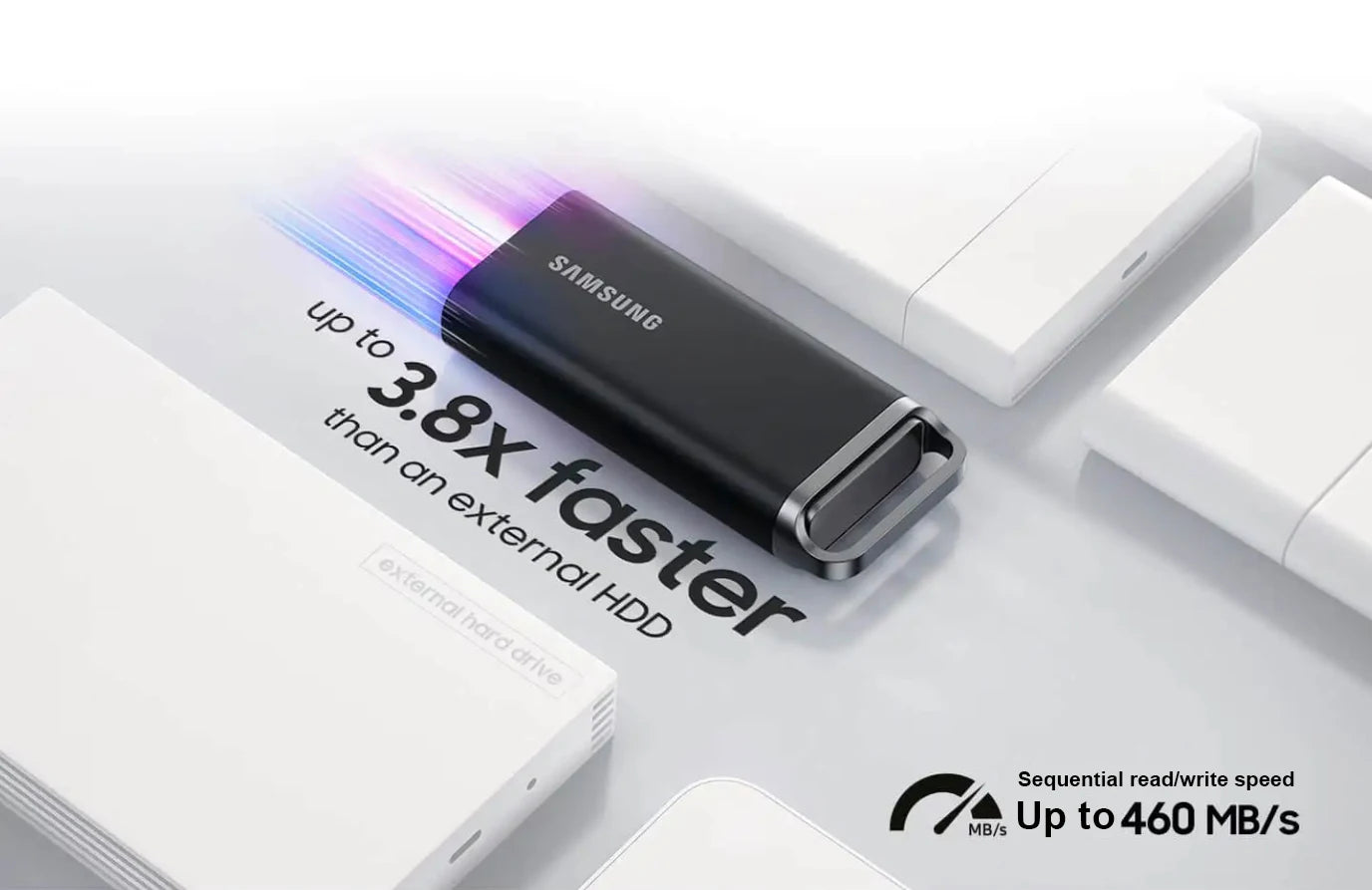 Original SAMSUNG T5 EVO PSSD Portable Solid State Drive