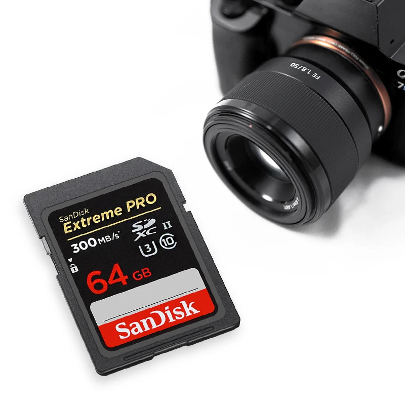 SanDisk V90 SD Card High Speed Memory card for Camera