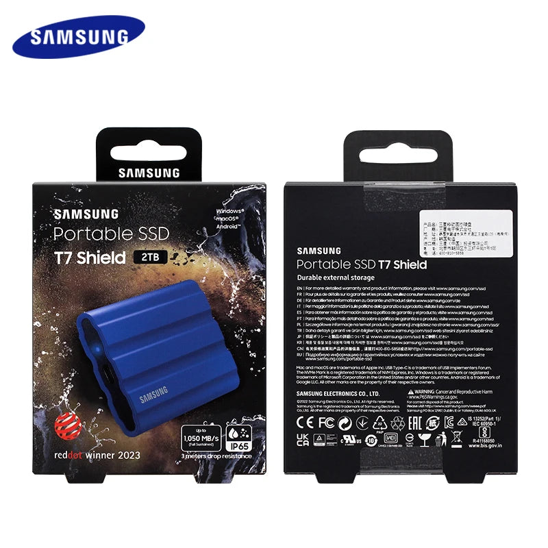 Original SAMSUNG T7 Shield USB 3.2 Gen 2 Type C