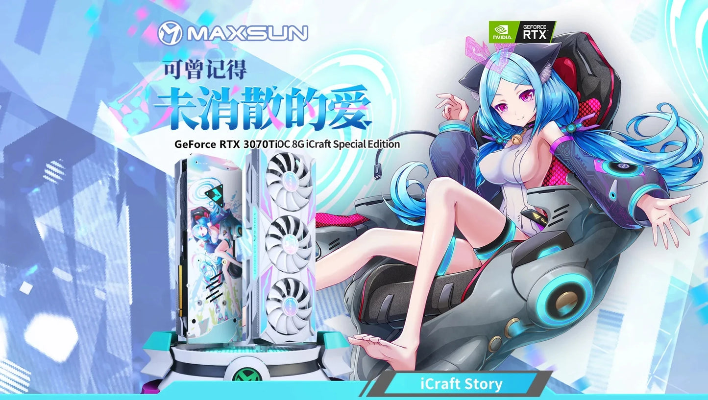 MAXSUN Graphics Cards RTX 4070 4060TI 4060 3060 3060TI 3050 3070 GPU NVIDIA  Gaming Video Card