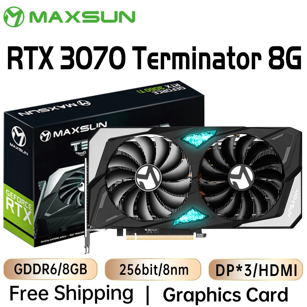 MAXSUN Graphics Cards RTX 4070 4060TI 4060 3060 3060TI 3050 3070 GPU NVIDIA  Gaming Video Card