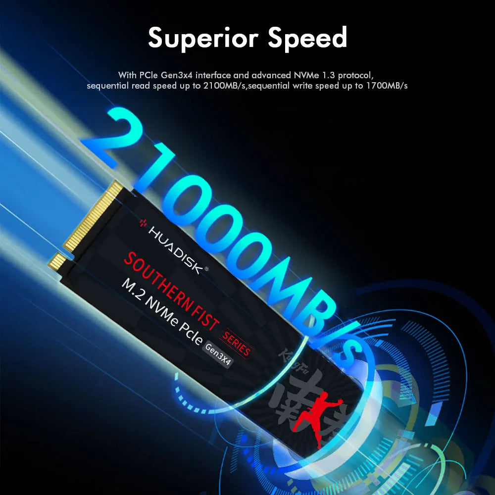 HUADISK Ssd Nvme M2 Pcie Gen3 Hard Drive Disk