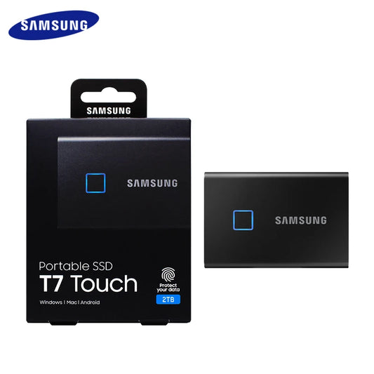 Original SAMSUNG SSD T7 Touch 2TB USB 3.2 Gen 2 Type C