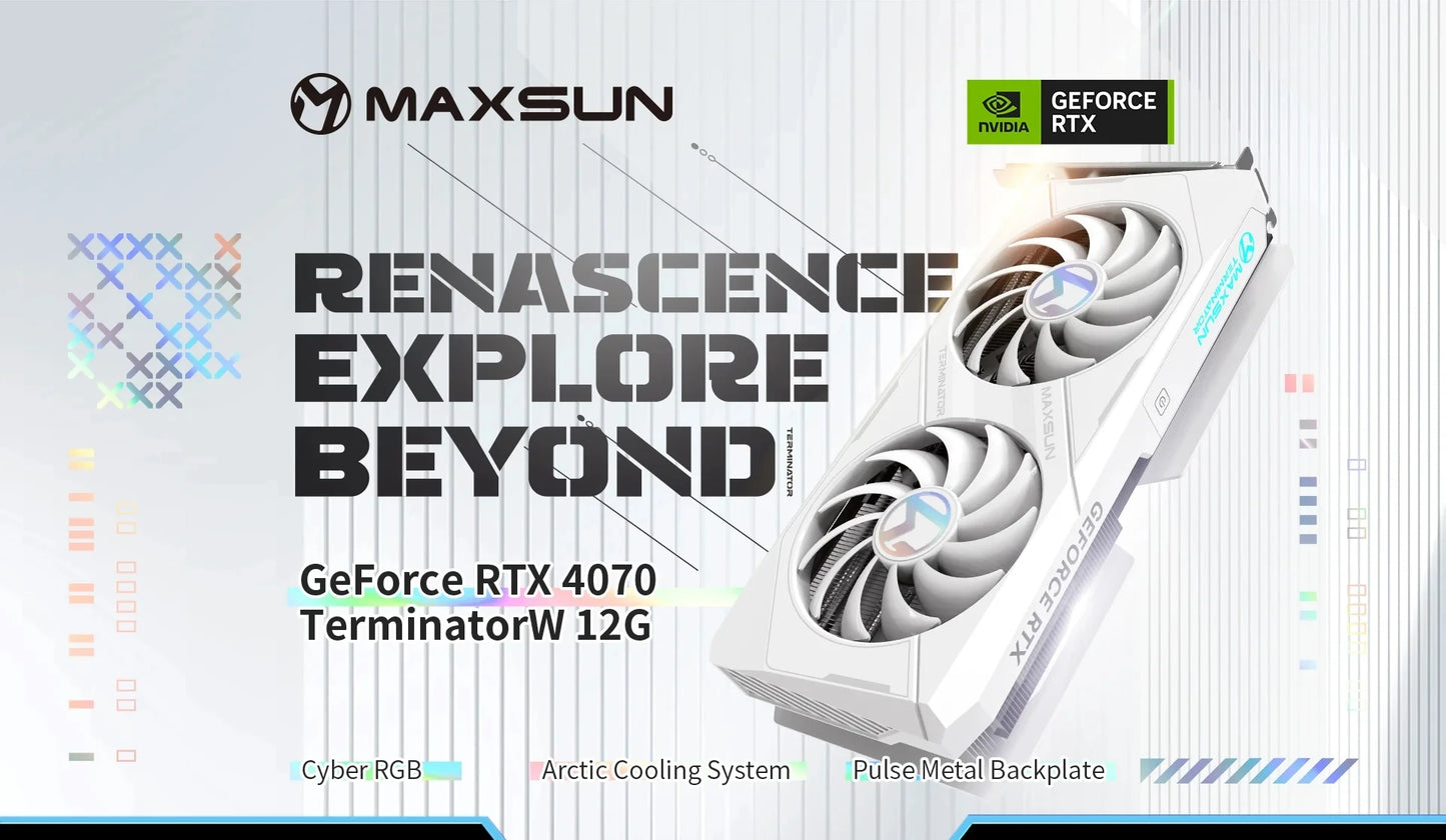MAXSUN Graphics Cards RTX 4070 4060TI 4060 3060 3060TI 3050 3070 GPU NVIDIA  Gaming Video Card