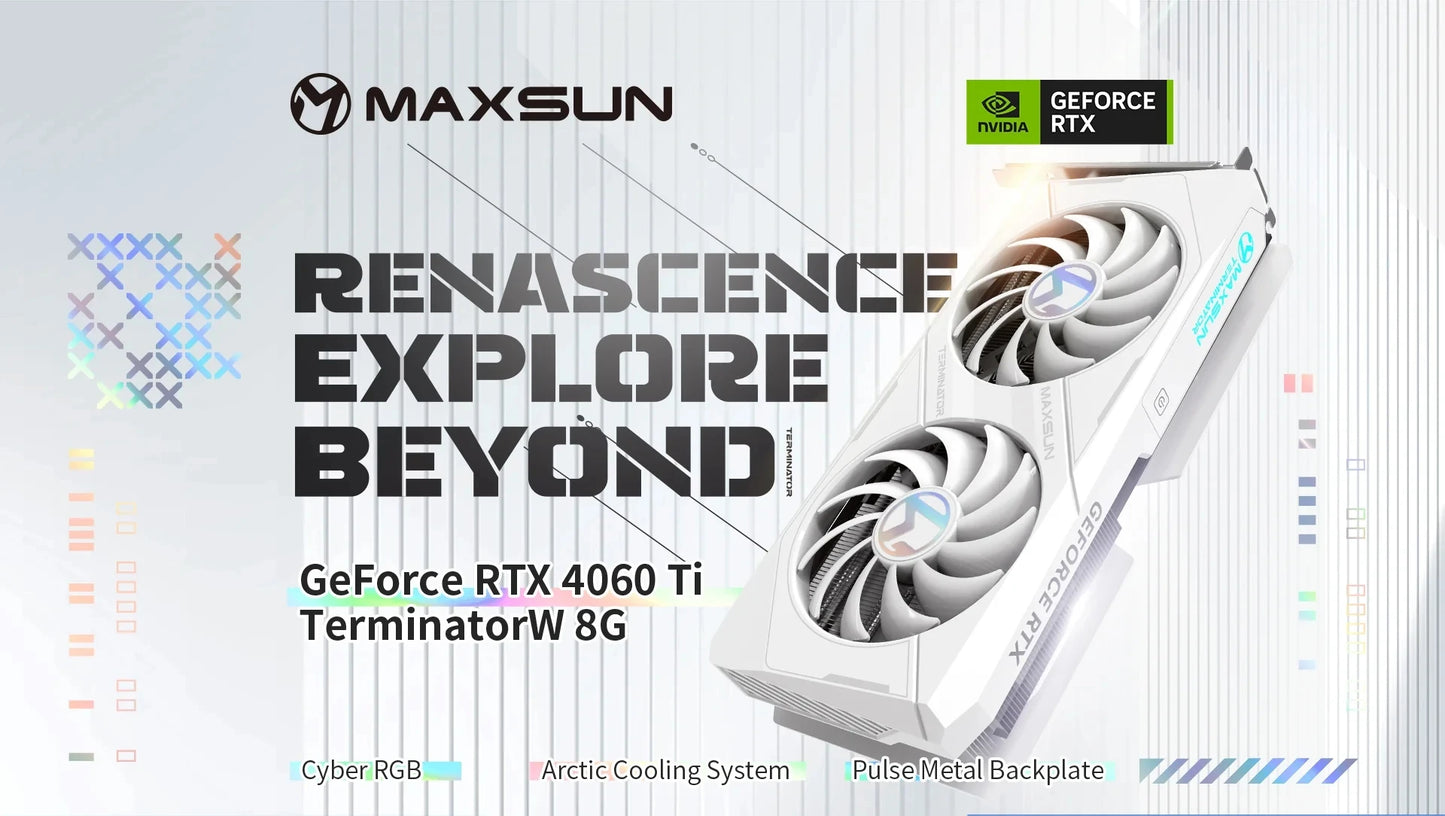 MAXSUN Graphics Cards RTX 4070 4060TI 4060 3060 3060TI 3050 3070 GPU NVIDIA  Gaming Video Card
