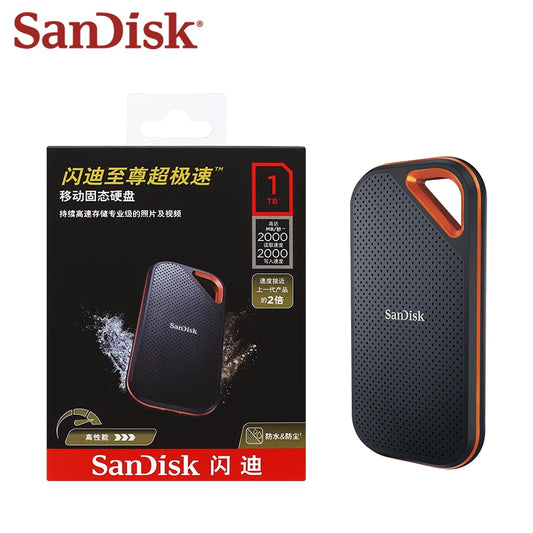 SanDisk Extreme PRO Portable SSD Hard Disk E81 USB 3.2 Type-C